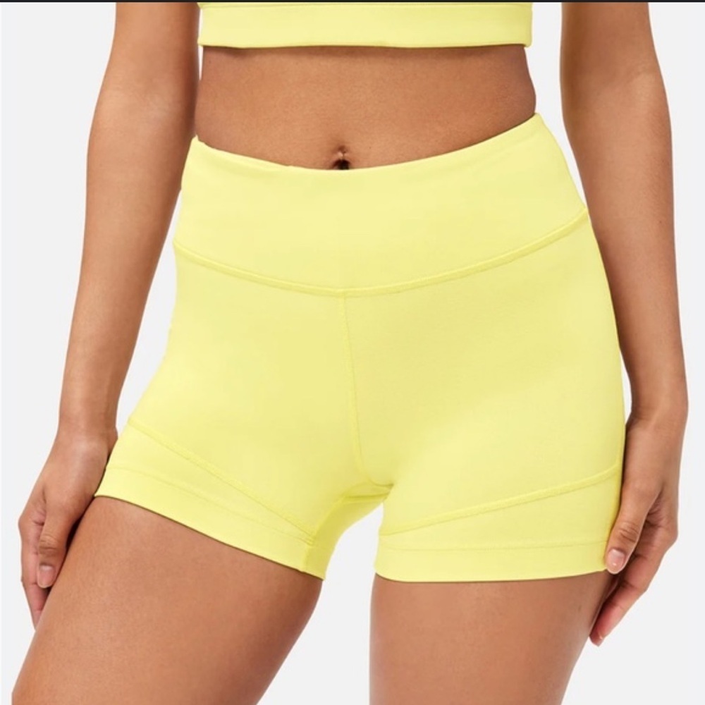 Outdoor Voices Women's Bright Yellow Bike Shorts